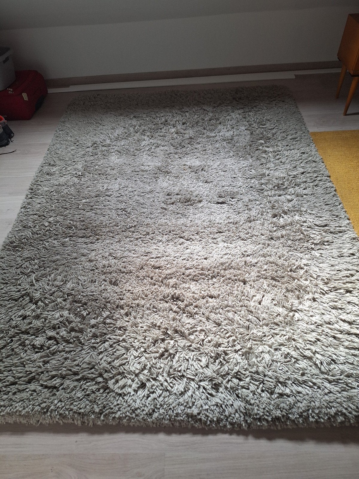 IKEA GÅSER hoogpolig tapijt – 170 x 240 cm – grijs, Huis en Inrichting, Stoffering | Tapijten en Vloerkleden, Ophalen, Beige
