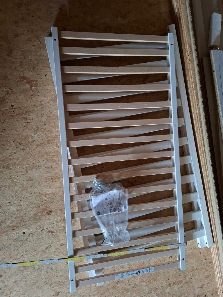 Lattenbodem voor een babybed, Moins de 70 cm, Comme neuf, Sommier à lattes, Enlèvement