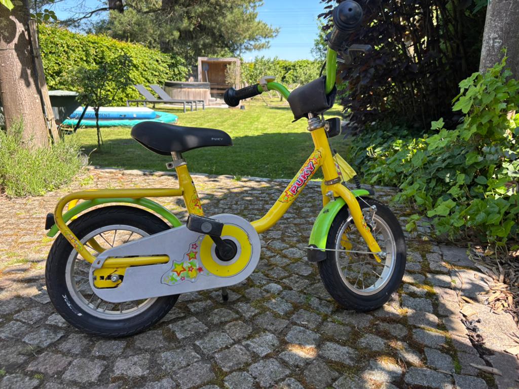Puki 12 inch kinderfiets, Ophalen, Gebruikt, Velgrem, Minder dan 16 inch