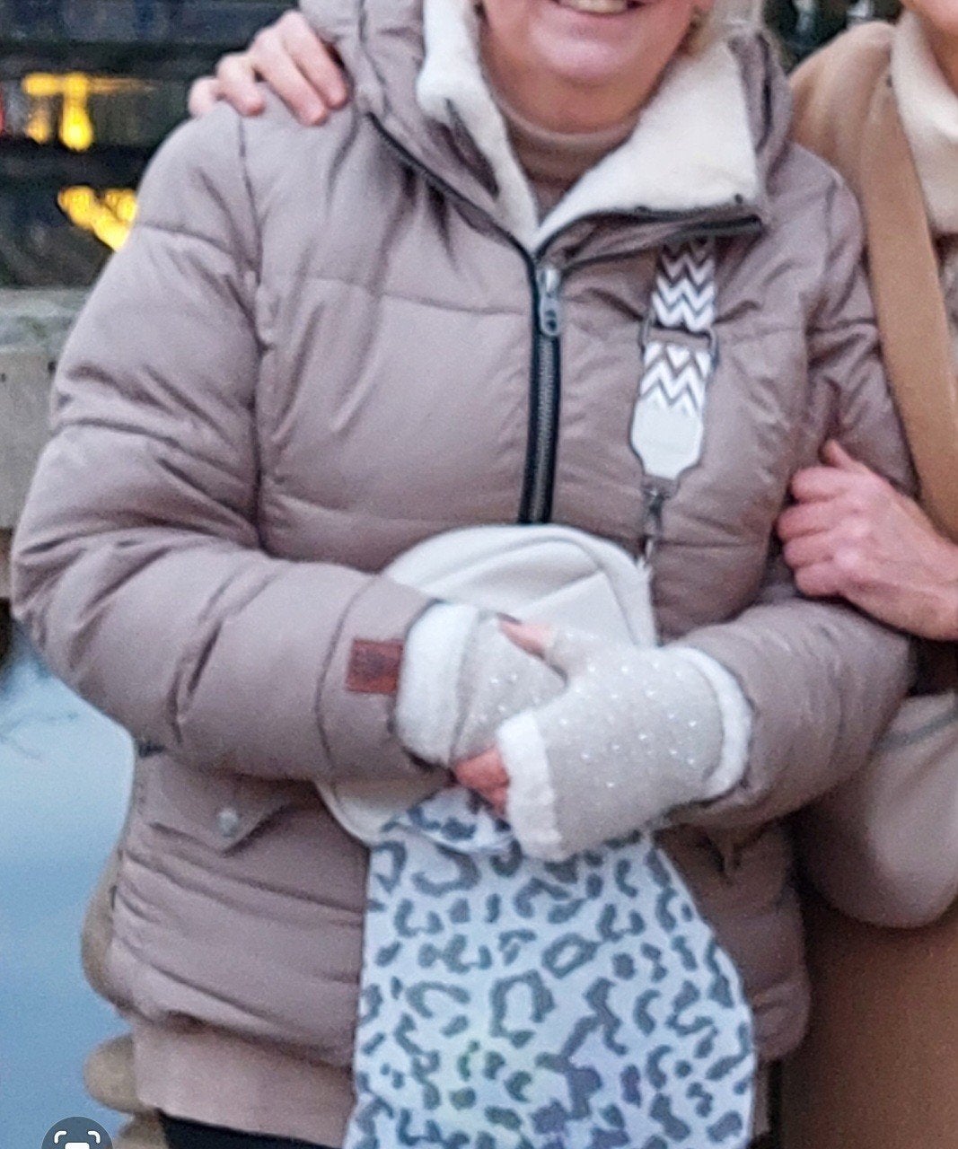 Beige warme winterjas!, Navahoo, Beige, Maat 42/44 (L), Ophalen of Verzenden