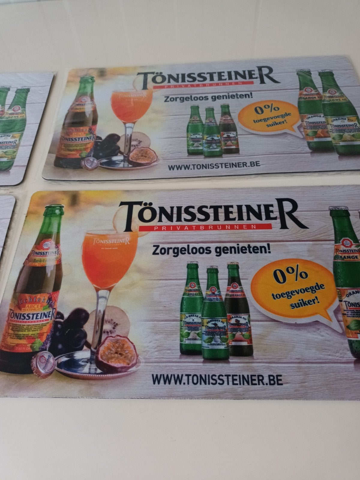 4x barmat Tönissteiner, Enlèvement ou Envoi, ###, ###, ###