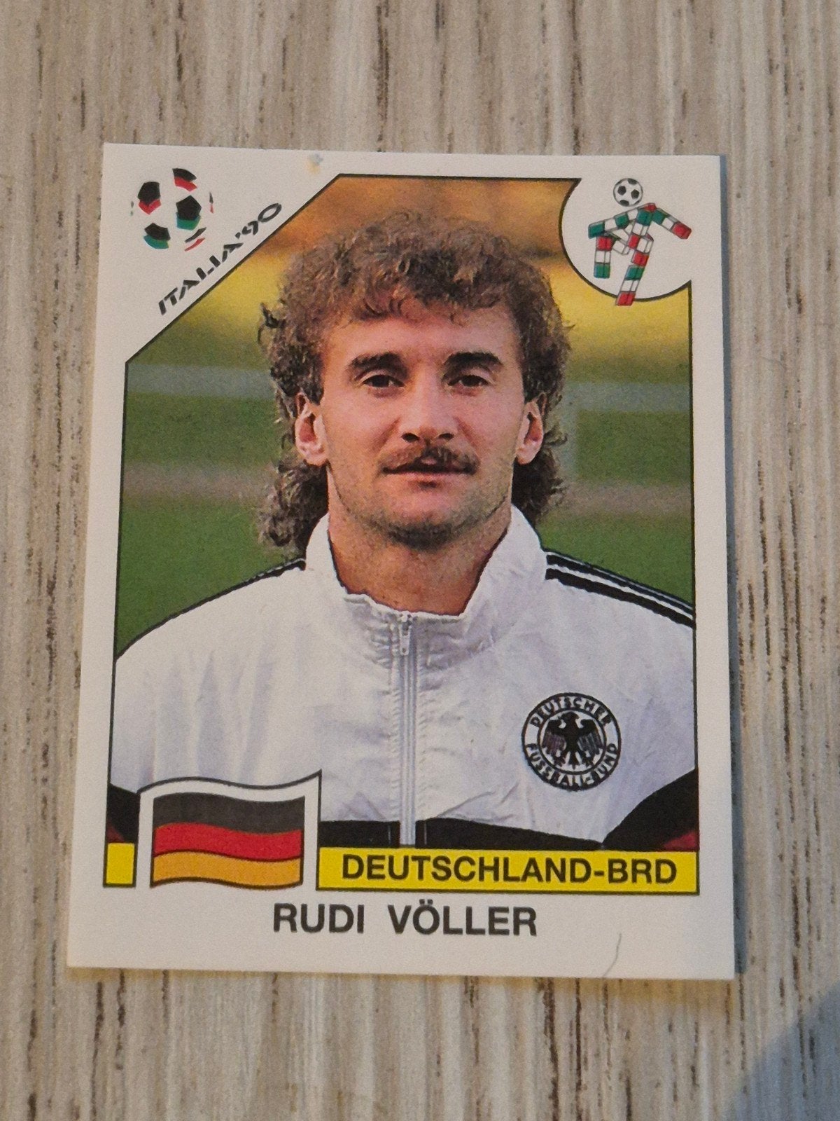 panini WK italia 90 Rudi Voller Allemagne n.264 image, Collections, Enlèvement ou Envoi