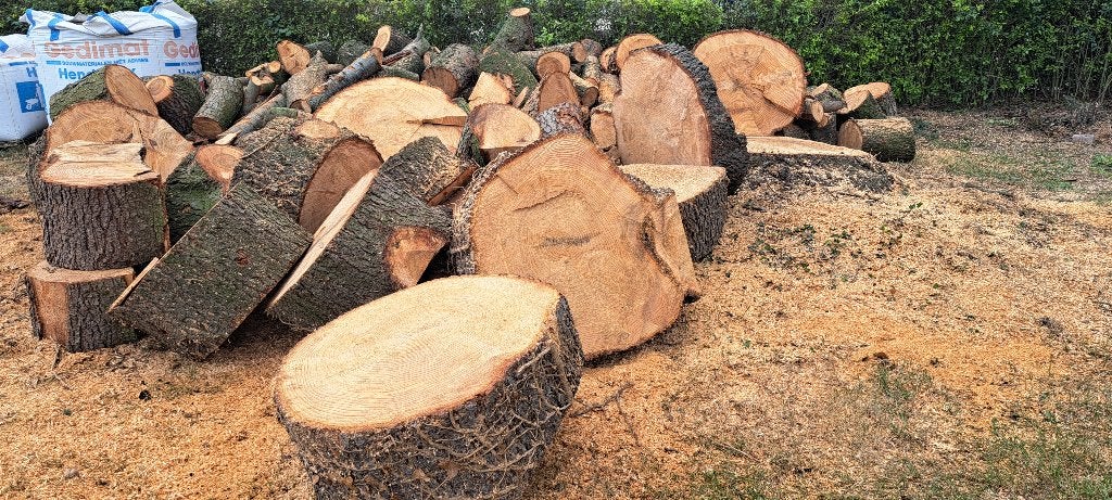 bois de chauffage, 3 à 6 m³, Enlèvement, Autres essences de bois, Bûches