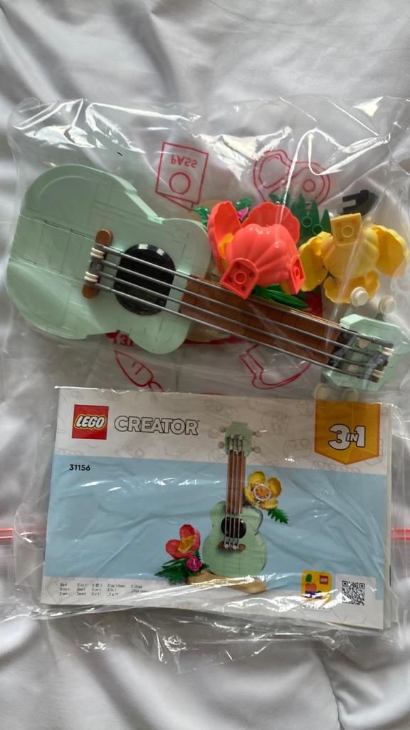 Lego creator 31156 ukulele, Ophalen of Verzenden, Gebruikt, Lego, Creator