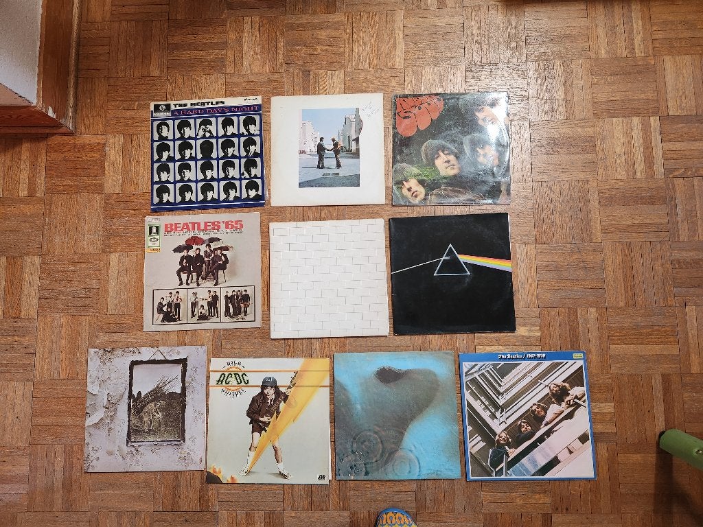 THE BEATLES LED ZEPPELIN PINK FLOYD LOT 10 LP CLASSIC ROCK, CD & DVD, Vinyles | Rock, Enlèvement, Utilisé, Rock classique, LP