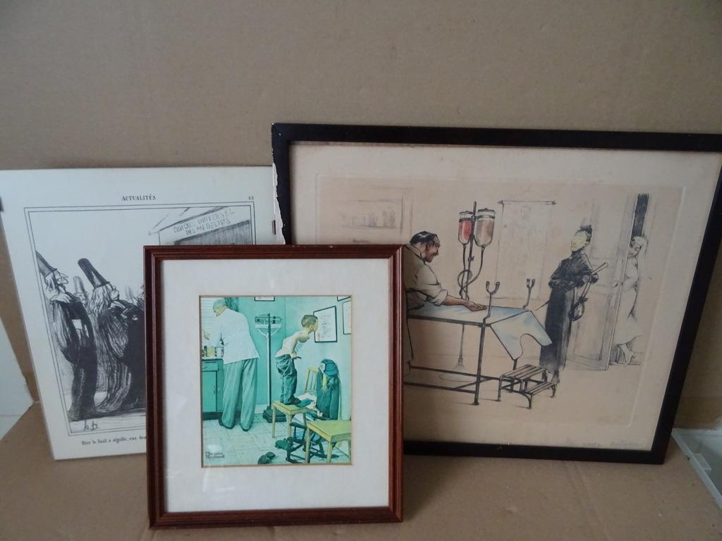 Gravures médicales vintage Norman Rockwell Gaston Hoffmann, Enlèvement ou Envoi