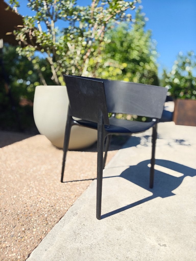 Vondom africa black tuinstoel, Ophalen, Zo goed als nieuw, Kunststof, Stapelbaar