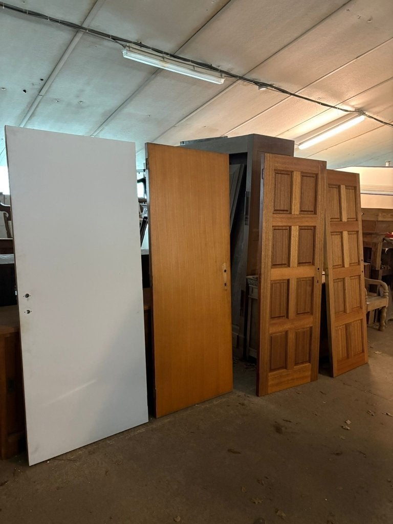 binnendeuren, Doe-het-zelf en Bouw, Deuren en Vliegenramen, Ophalen, Gebruikt, Hout, Binnendeur
