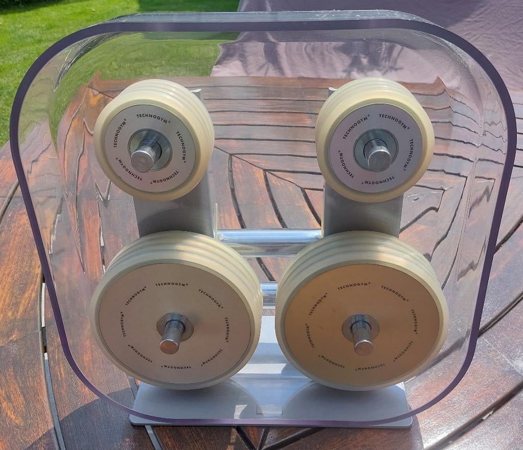 Technogym wellness rack halter set.  Halters., Ophalen, Zo goed als nieuw