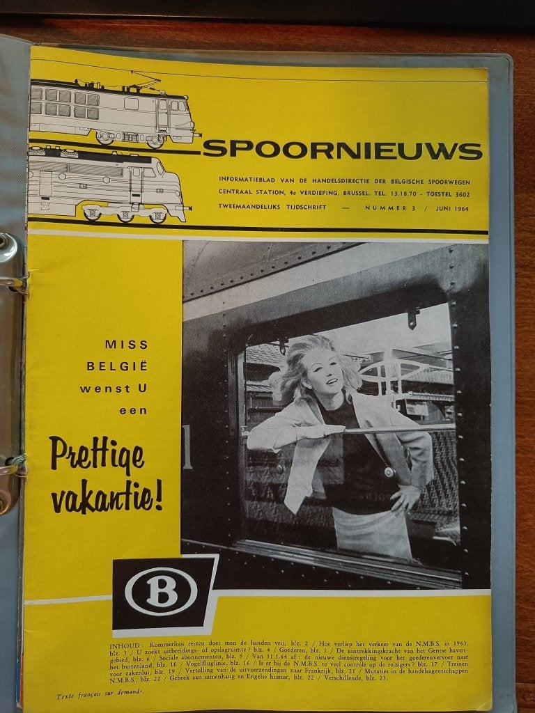Jaren zestig | NMBS-Tijdschrift Spoornieuws | 10 edities, Diverse auteurs, Ophalen, 20e eeuw of later, Gelezen