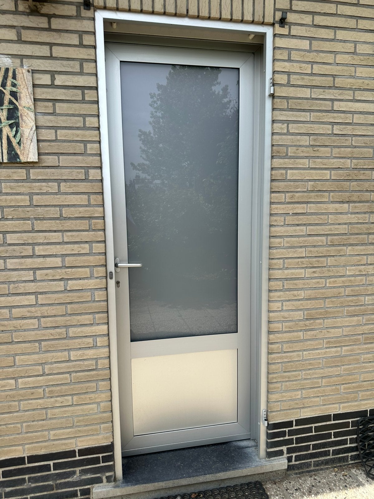 Alu achterdeur, Doe-het-zelf en Bouw, Deuren en Vliegenramen, Ophalen, Zo goed als nieuw