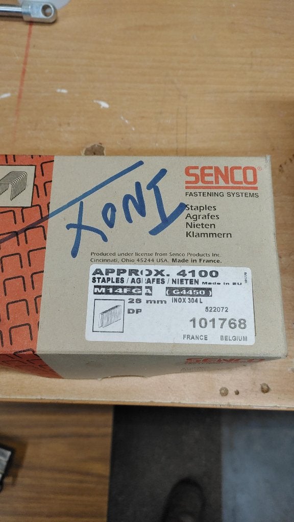 Senco nieten, Ophalen of Verzenden, Nieuw, Overige typen, Inox