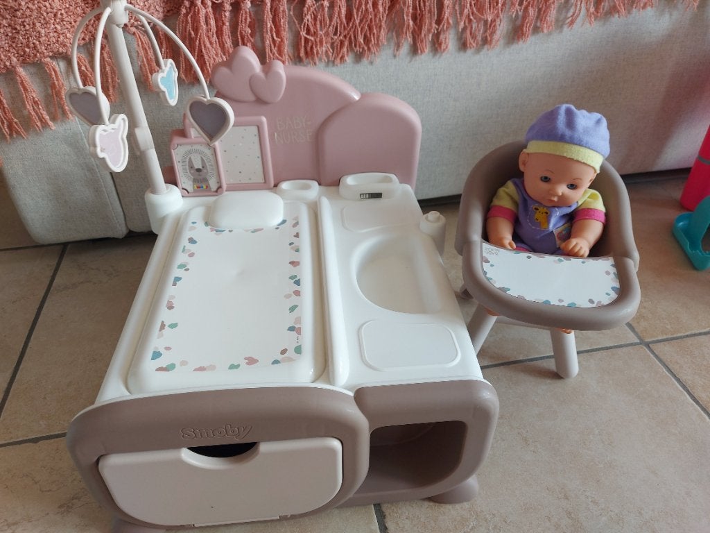 Lit et chaise Baby nurse + bébé, Enlèvement, Utilisé, Autres types