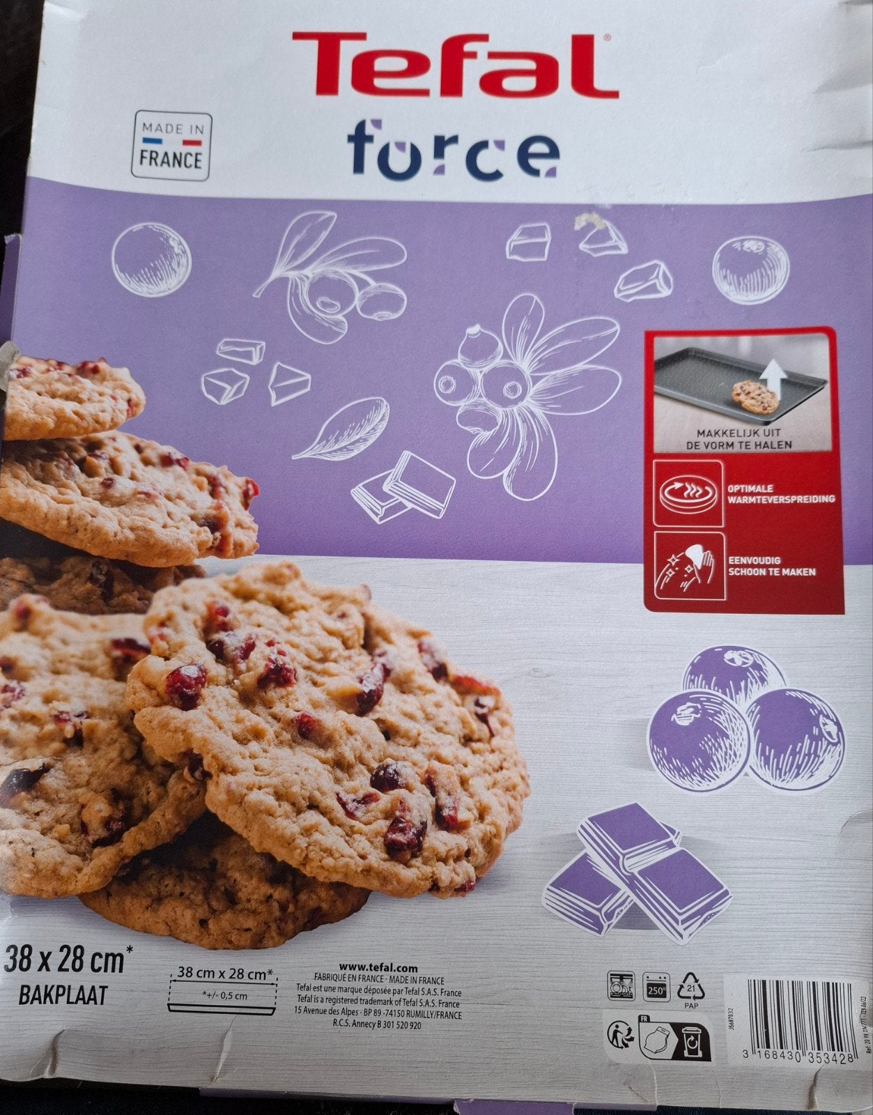 Tefal force oven/koekjesplaat NIEUW, Elektronische apparatuur, Ophalen, Tefal, Oven