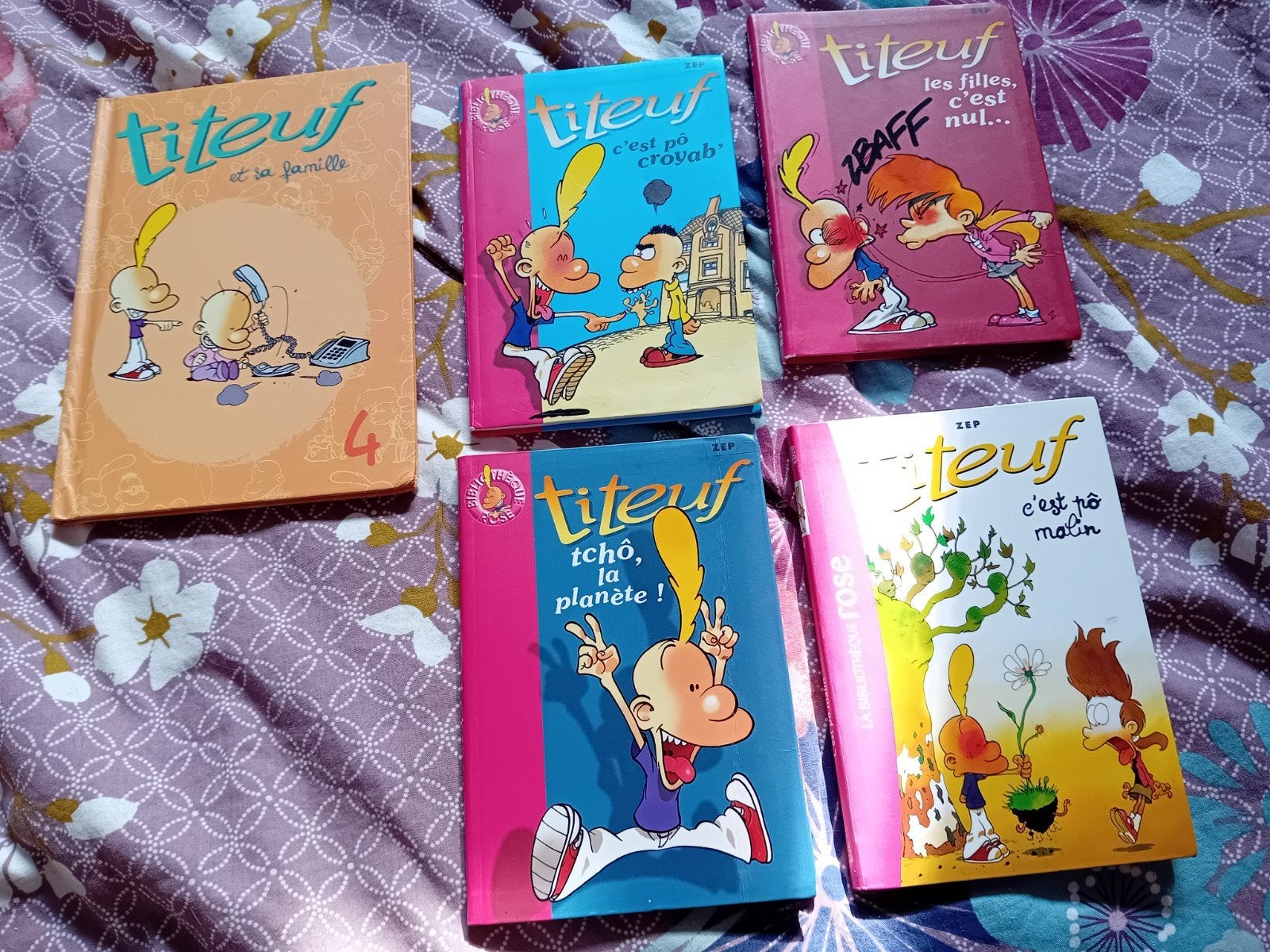 Lot de livres titeuf, Enlèvement ou Envoi