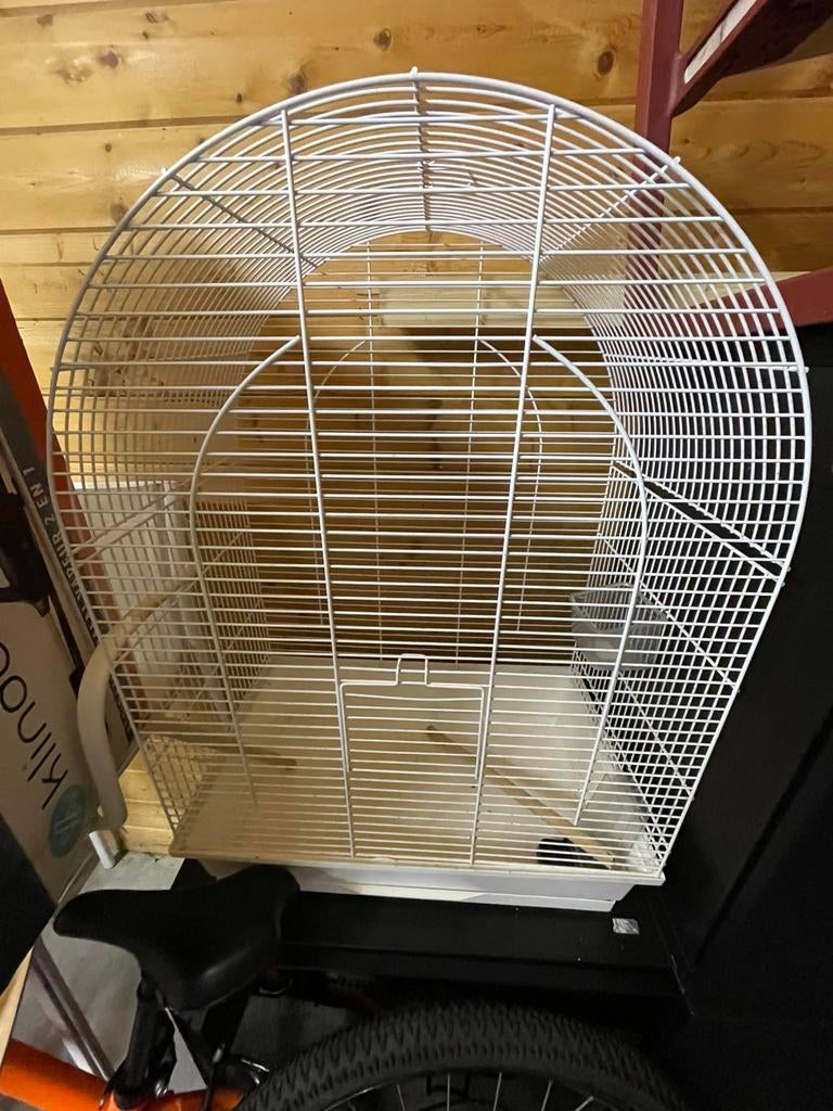 Cage a oiseaux, Animaux & Accessoires, Enlèvement, Comme neuf, Aluminium, Cage à oiseaux