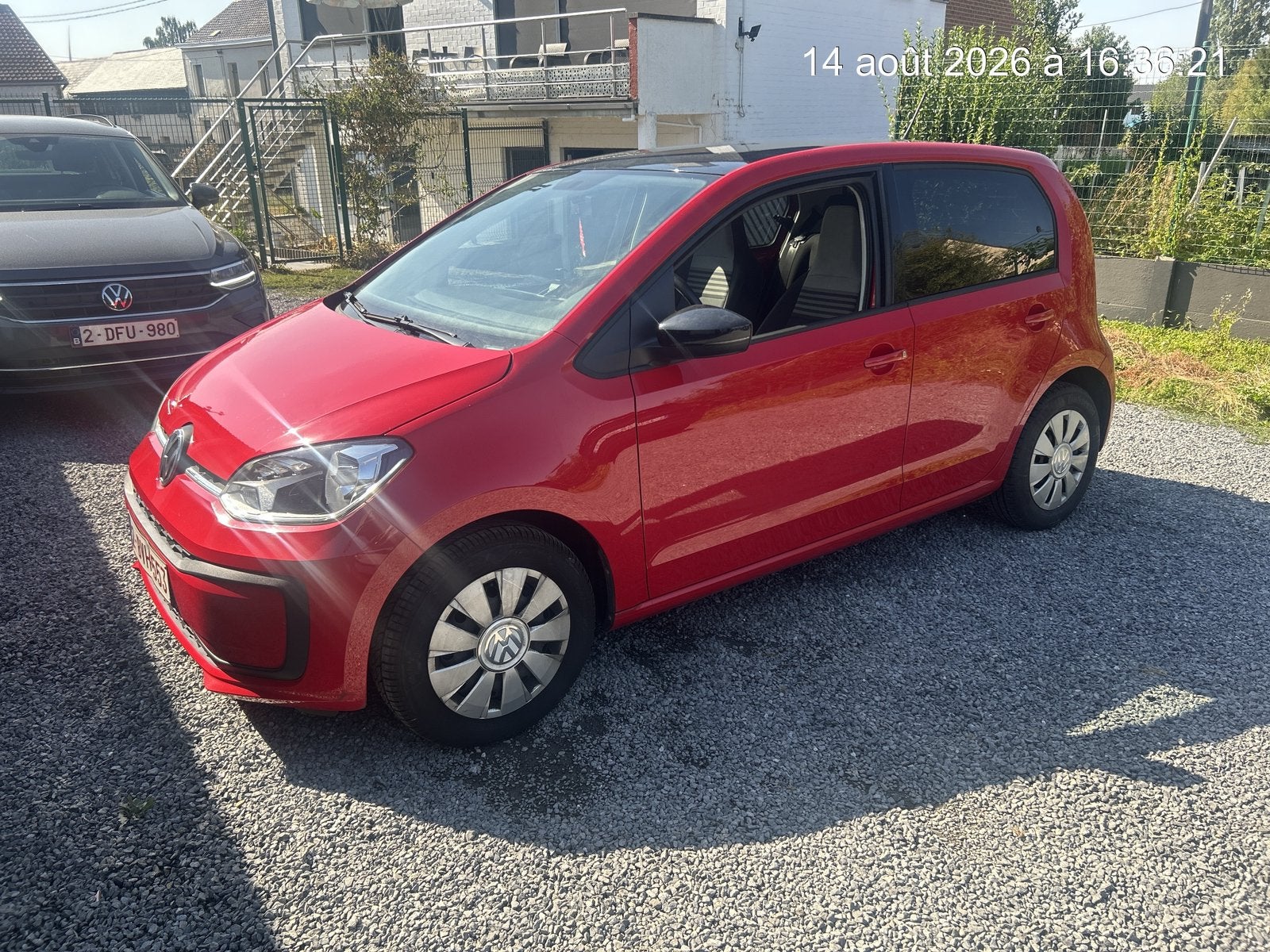 Vw up 2019, Rouge, Achat, 5 portes, Air conditionné