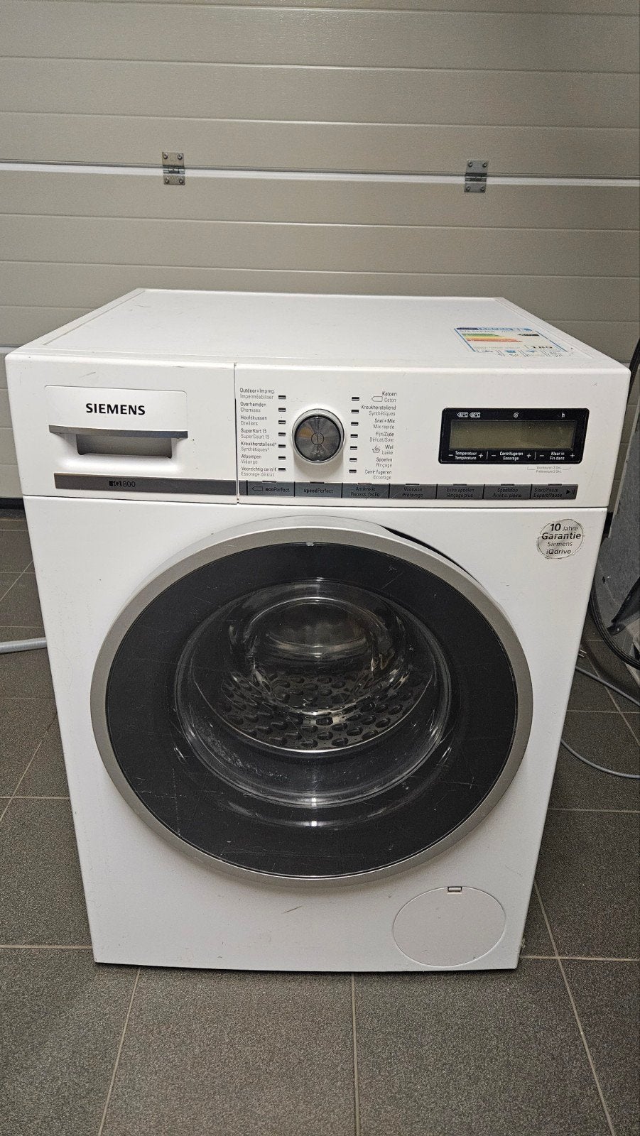 Wasmachine siemens iq800 te herstellen, Ophalen