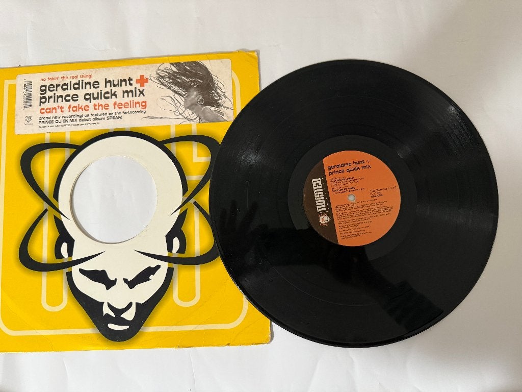 GERALDINE HUNT + PRINCE QUICK MIX, Can't Fake The Feeling, Envoi