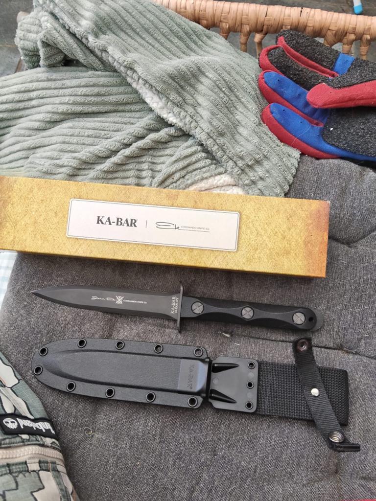 KA-BAR model 4 EK  44, Caravans en Kamperen, Kampeergereedschap, Ophalen of Verzenden