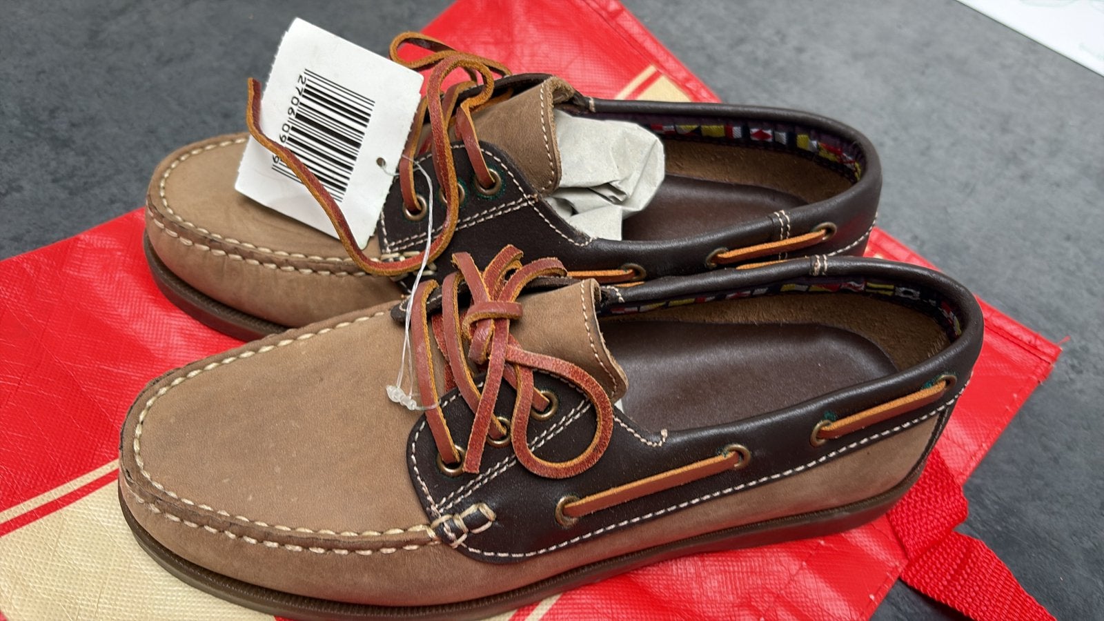 Chaussures bateau d'été camel et marron, Vêtements | Hommes, Enlèvement, Comme neuf, Brun