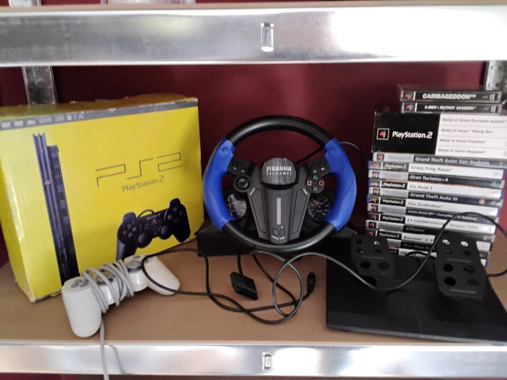 Sony PS2 Playstion 2 compleet met spelletjes, Ophalen, Zo goed als nieuw