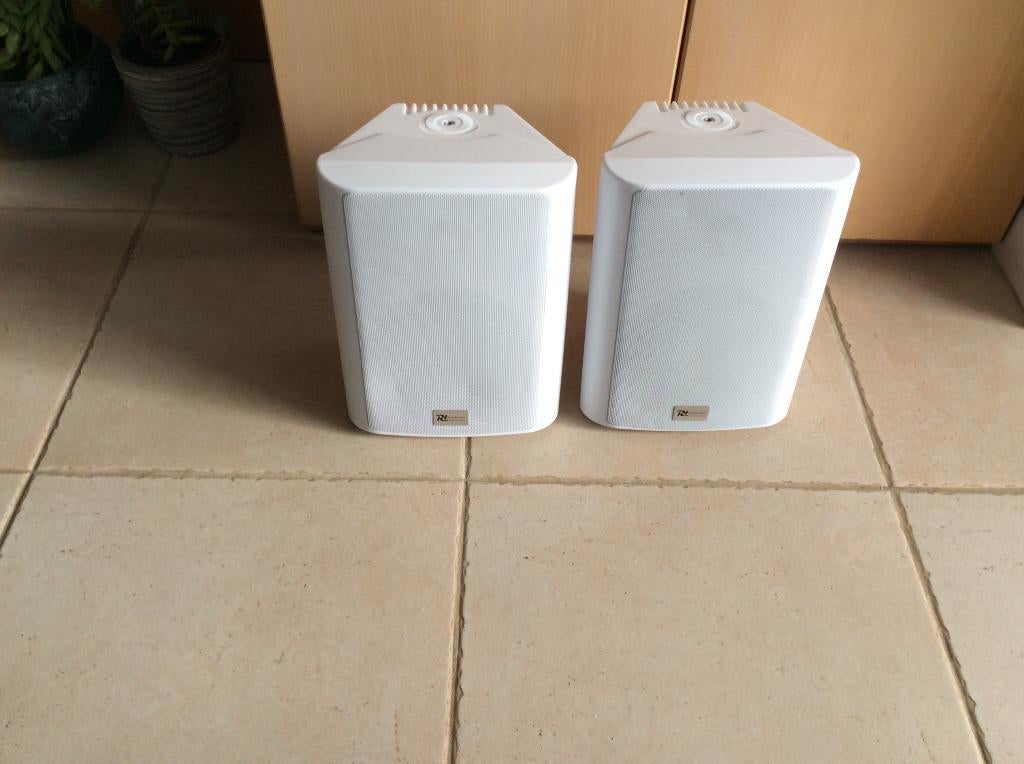 Set d'enceintes intérieures et extérieures Power, Enlèvement ou Envoi, Comme neuf, 120 watts ou plus, Haut-parleurs Frontaux, Arrière ou Stéréo
