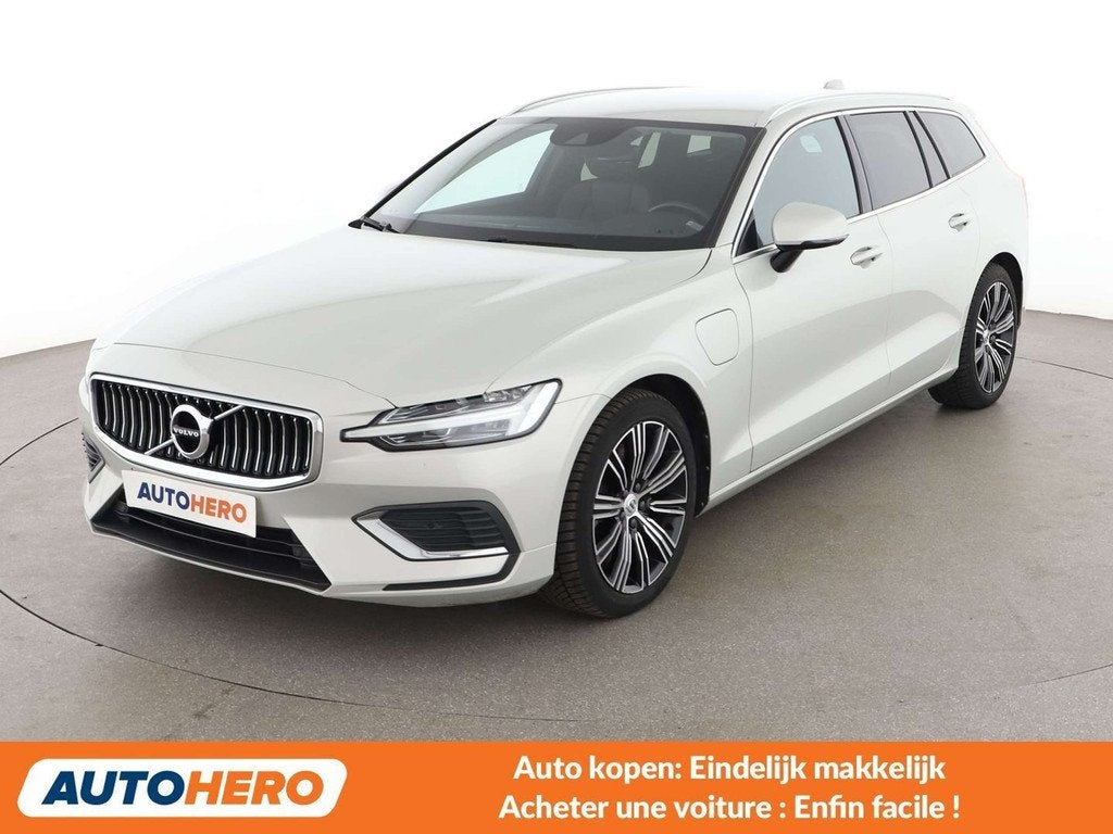 Volvo V60 2.0 T8 Plug-in Hybrid Inscription AWD, Cuir, Achat, Beige, 5 portes