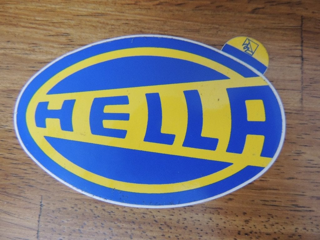 Hella logo sticker, Collections, Envoi, Comme neuf, Voiture ou Moto