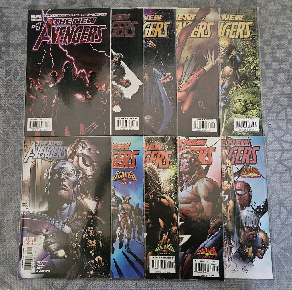 the New Avengers (vol.1) #1-10 (2005), Amerika, Complete serie of reeks, Ophalen of Verzenden, Zo goed als nieuw