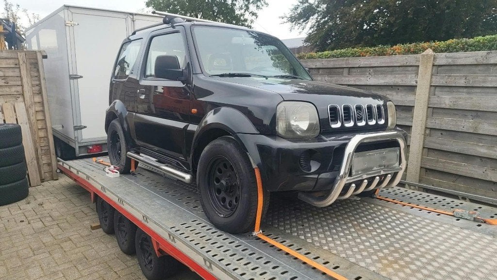 Suzuki jimny voor onderdelen of opmaak, Autos, Boîte manuelle, Noir, 5 portes, 5 places