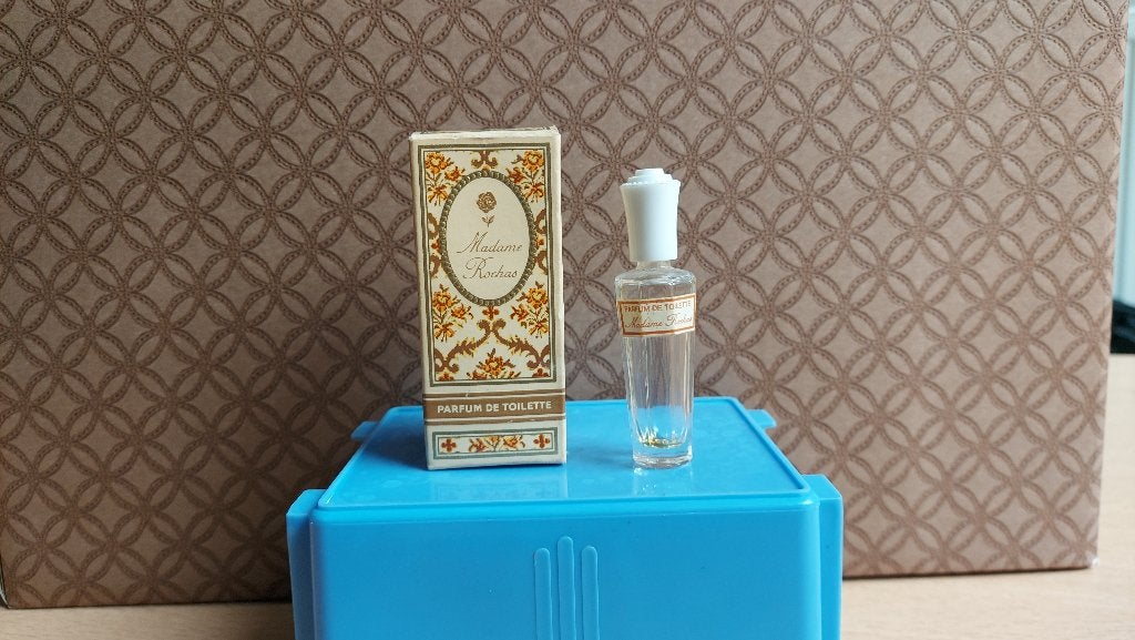 Madame Rochas – Vintage Mini Parfumflesje (Leeg) met Doosje, Ophalen, Gebruikt, Miniatuur