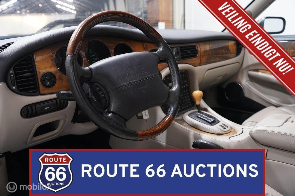 Jaguar XJR 4.0 V8 Supercharged | 2000 | Route 66 Auctions, Zwart, Bedrijf, Handgeschakeld, Overige carrosserie