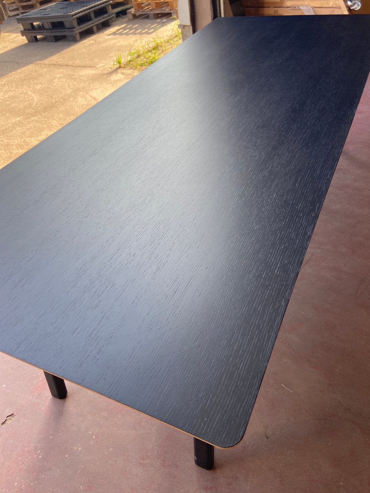 Bureau/Eettafel/Vergadertafel 260x 100, Ophalen, 100 tot 150 cm, Modern - loft -, Eikenhout