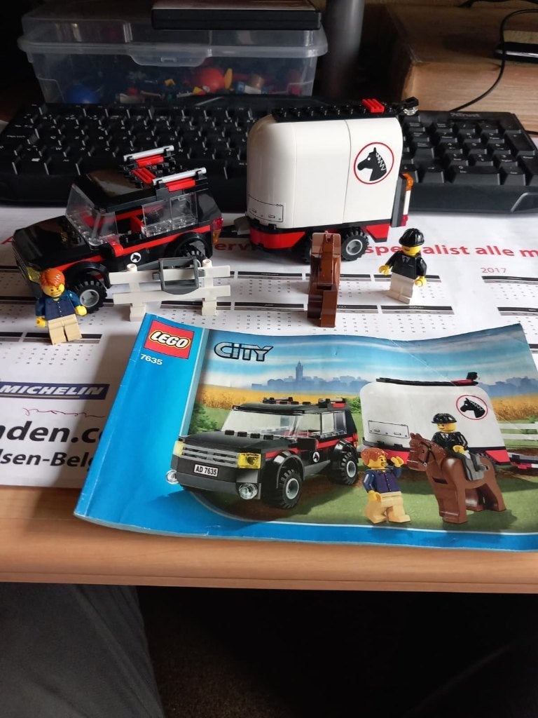 Lego 7635: 4WD with Horse Trailer, City, Lego, Ophalen of Verzenden, Zo goed als nieuw