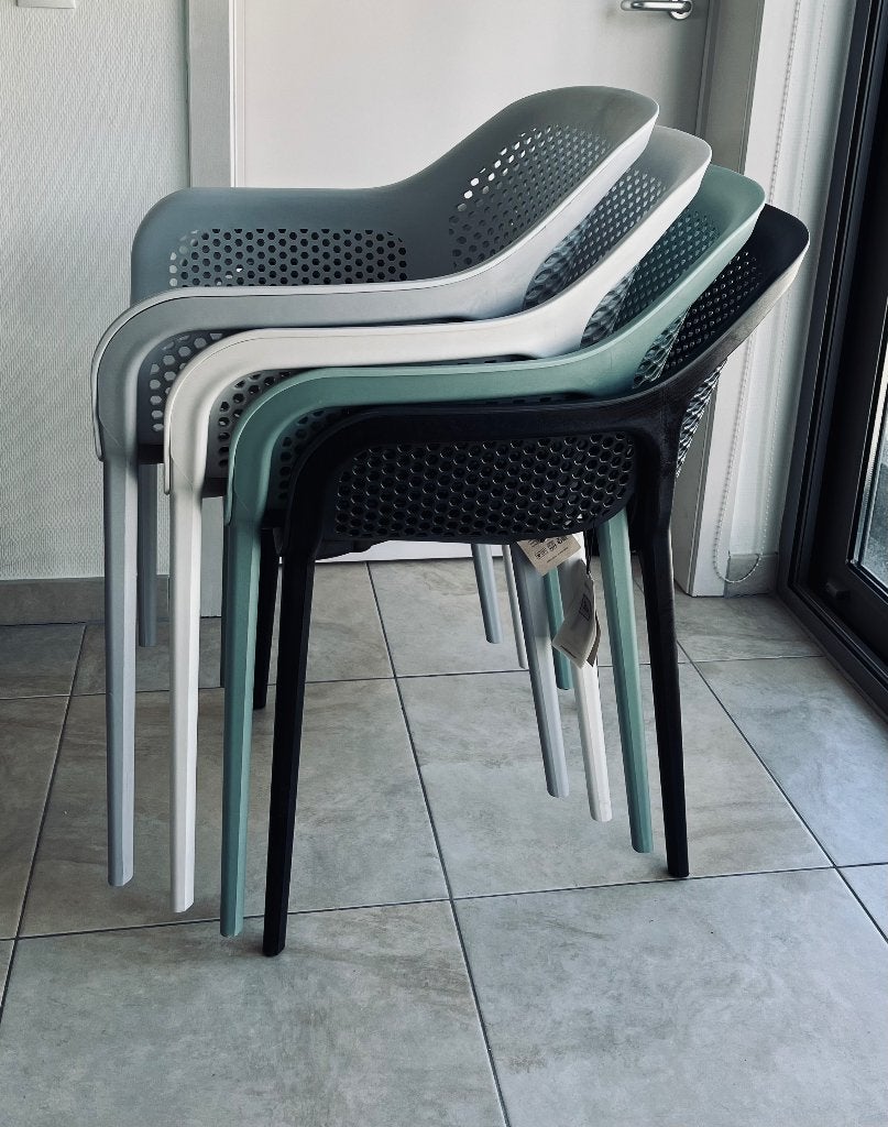 Design tuin, terras stoel Atra Tilia 4st / Lounge chair, Ophalen of Verzenden, Nieuw, Overige materialen, Stapelbaar