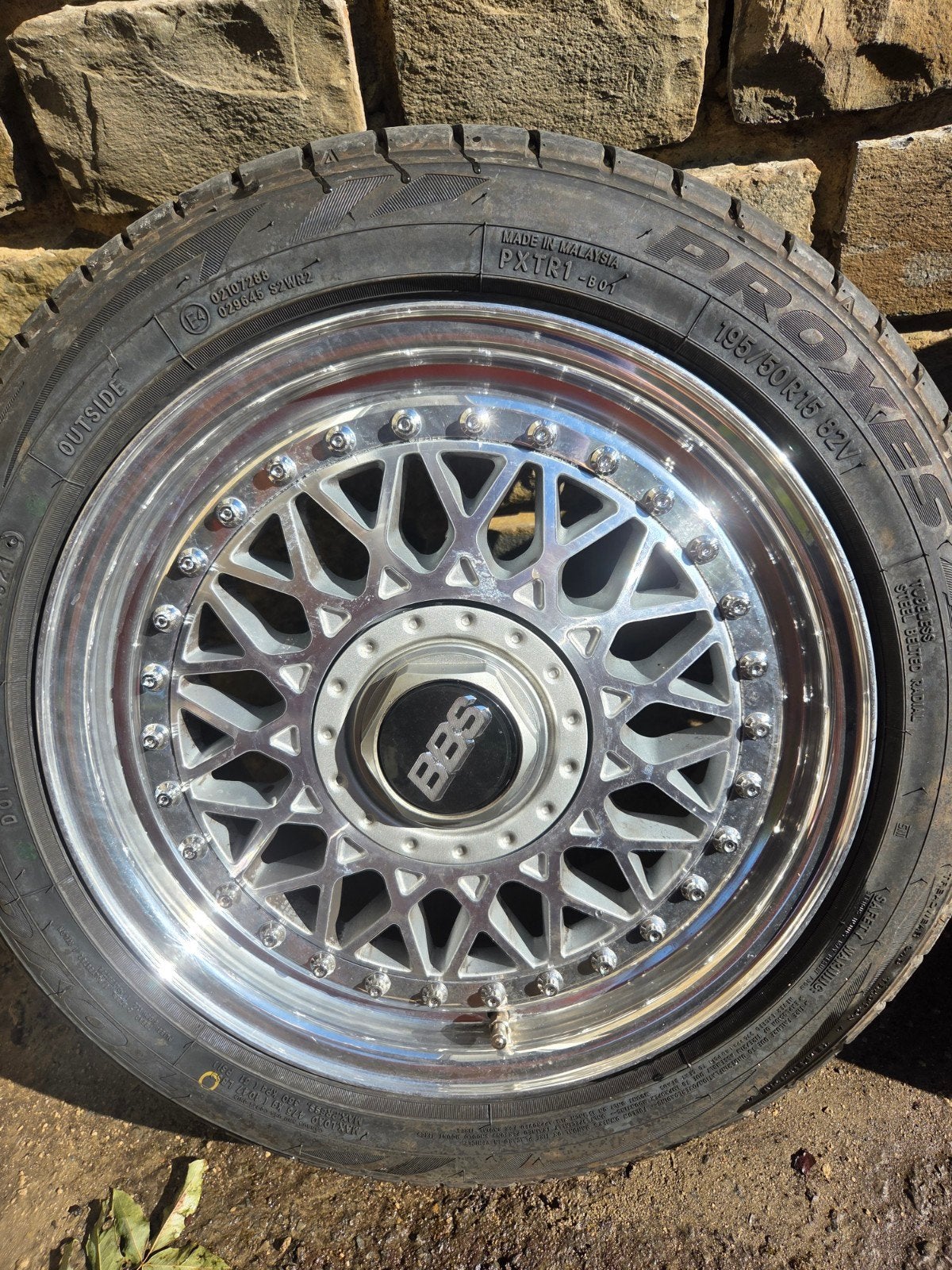 Jantes BBS RM 002 4x100 ET38 6.5 15 pouces restaurées., Autos : Divers, Enjoliveurs, Enlèvement, Comme neuf