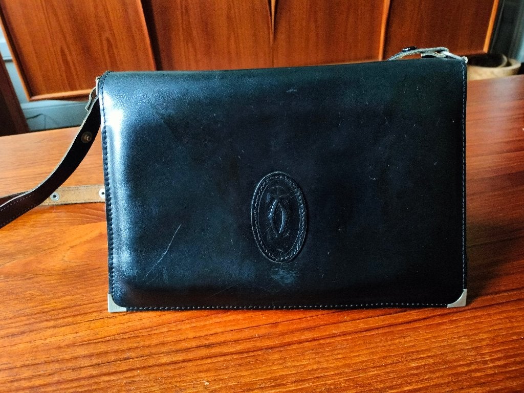 cartier handtas, Handtassen en Accessoires, Ophalen, Zo goed als nieuw, Zwart, Handtas