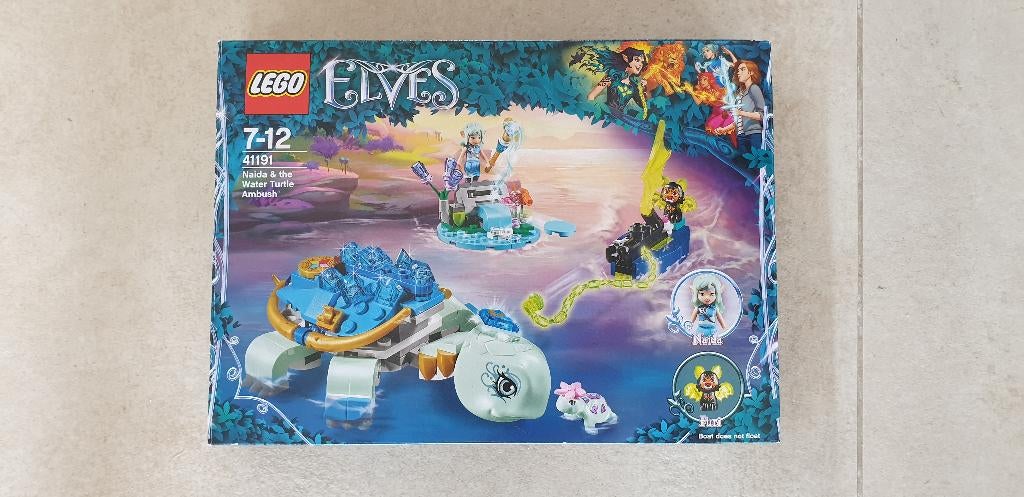 LEGO Elves Nadia en de Waterschildpadhinderlaag 41191, Ophalen, Zo goed als nieuw, Complete set, Lego