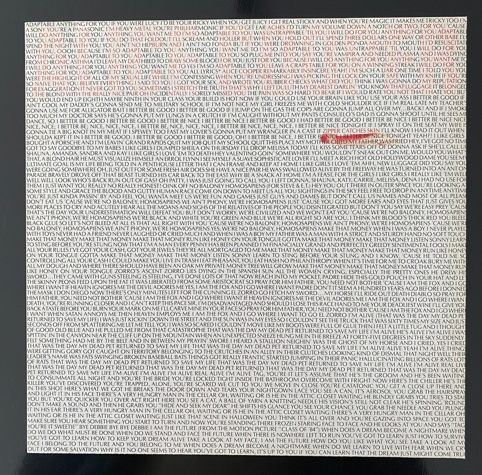 Alice Cooper - Zipper Catches Skin - LP, Cd's en Dvd's, Ophalen of Verzenden, Zo goed als nieuw, LP