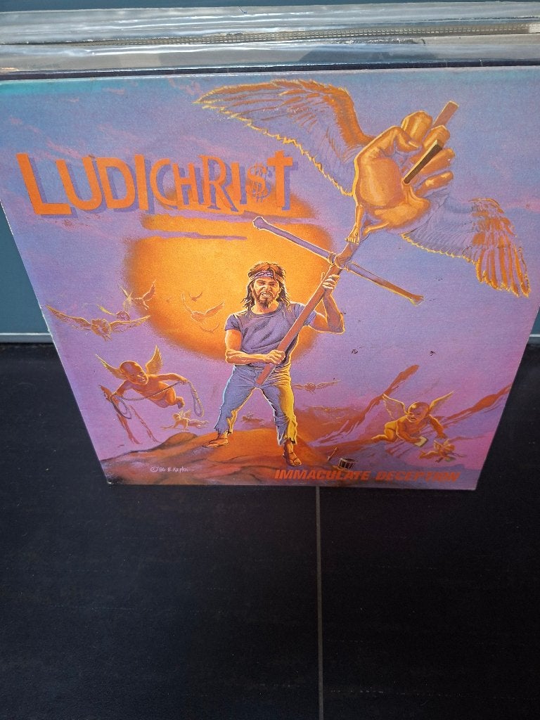 lp - ludichrist - immaculate deception - bak 2, Enlèvement ou Envoi, Avec pochette intérieure, Hardcore, LP