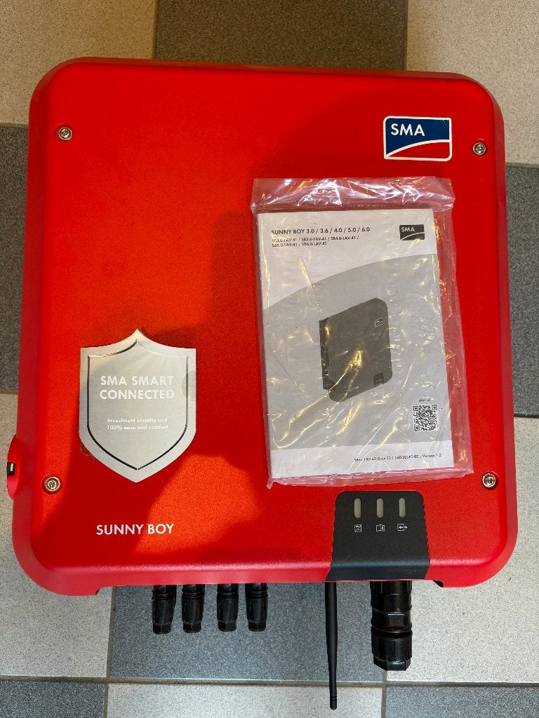 SMA Sunny Boy 4.0 omvormer - *garantie* nog 4 jaar geldig, Doe-het-zelf en Bouw, Zonnepanelen en Toebehoren, Ophalen, Gebruikt