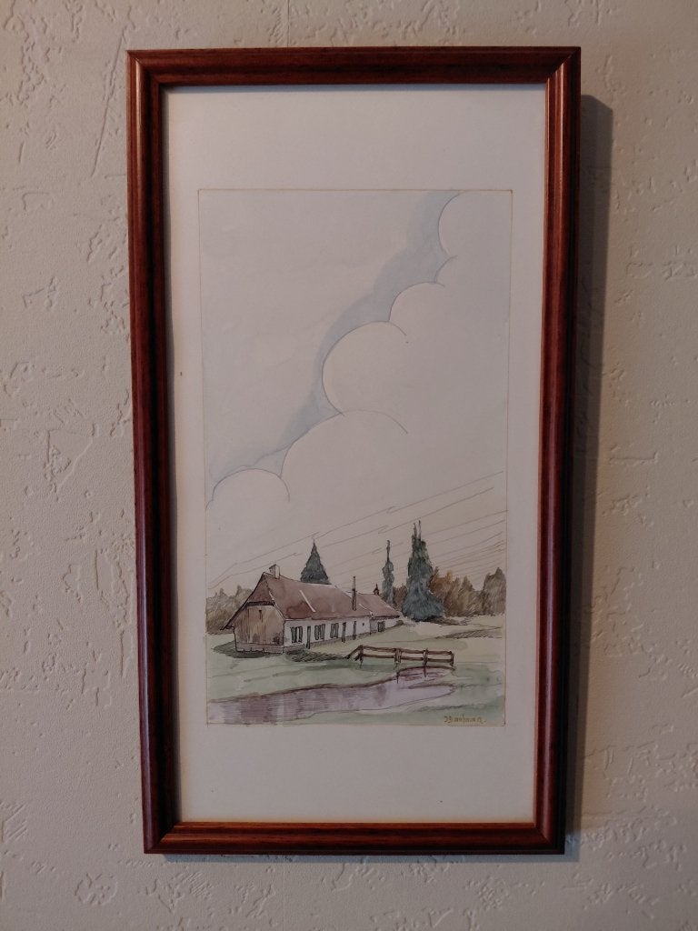 AQUAREL - LANDSCHAP, Ophalen