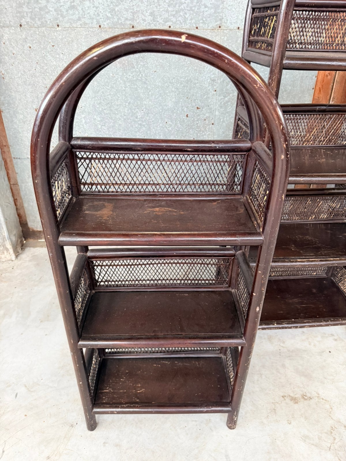 Set van 3 rotan rekken, Huis en Inrichting, Ophalen, Gebruikt, X, X