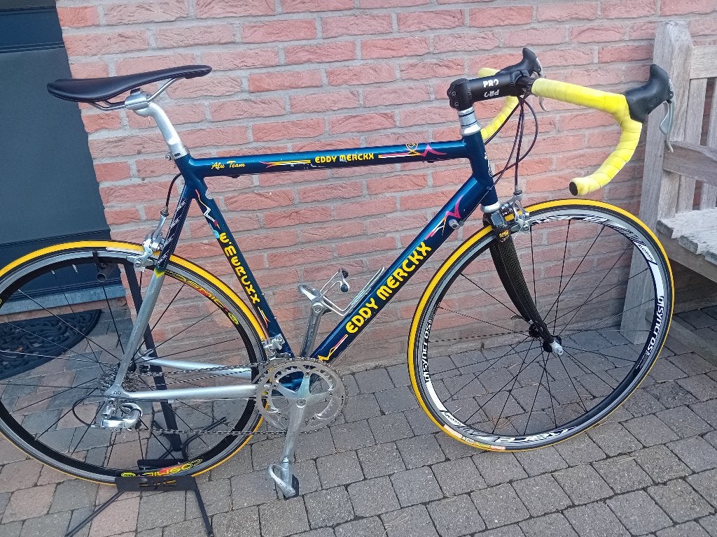 Eddy Merckx Koersfiets, Fietsen en Brommers, Ophalen, 28 inch, Gebruikt, Velgrem