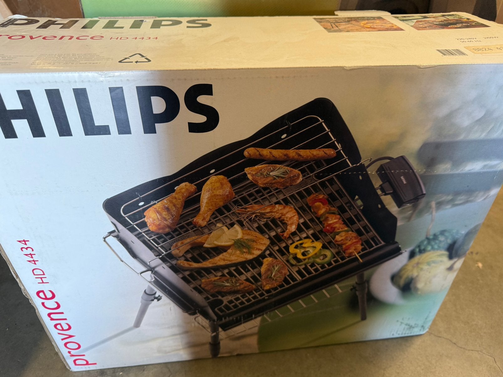 Electrische barbeque philips, Jardin & Terrasse, Barbecues électriques, Enlèvement, Neuf