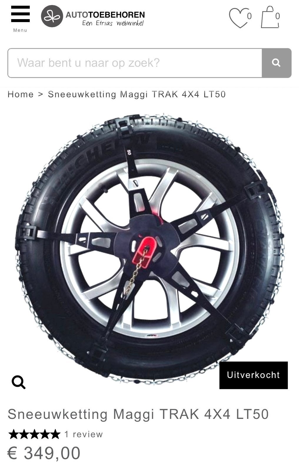 Splinternieuwe sneeuwkettingen Maggi TRAK 4X4 LT/LTS, Auto-onderdelen, Ophalen