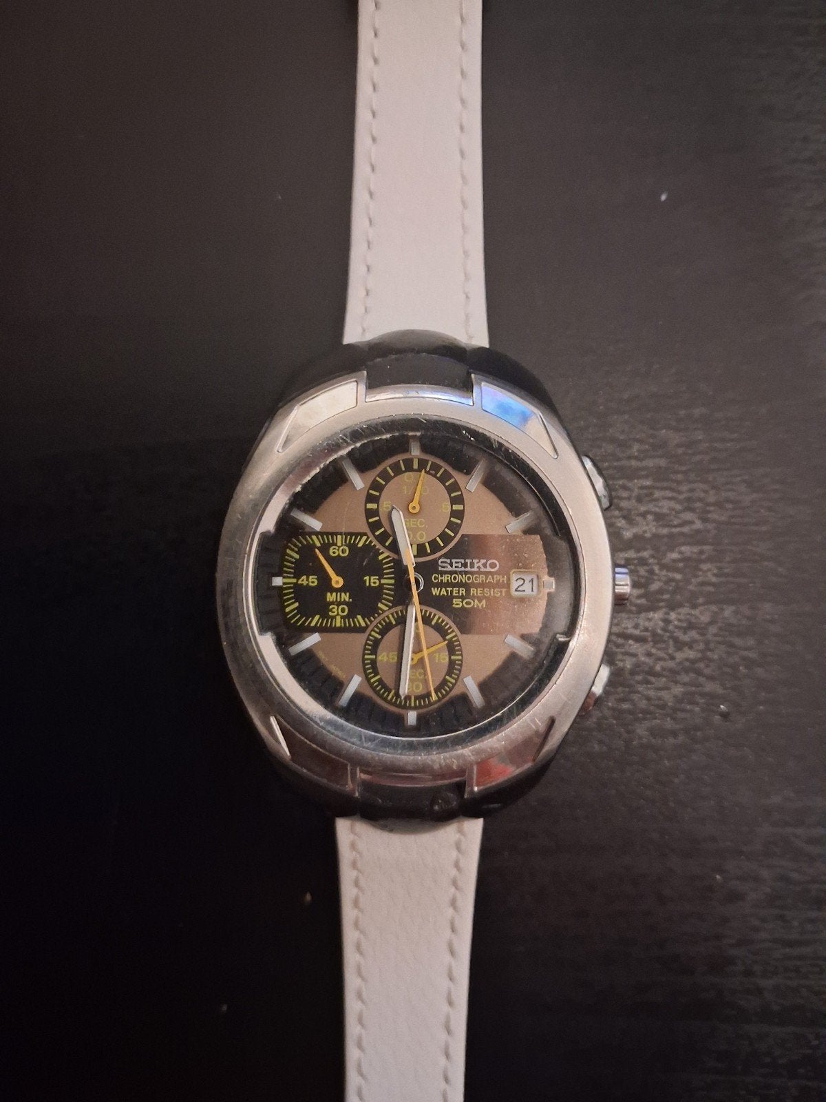 Beschrijving
Te koop: originele Seiko Chronograph V657-6120., Enlèvement, Seiko