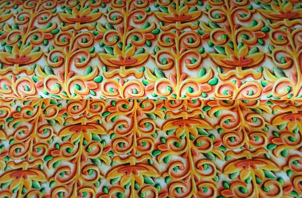Outlet : jersey digitale barock figuren, Neuf, 200 cm ou plus, Coton, Envoi