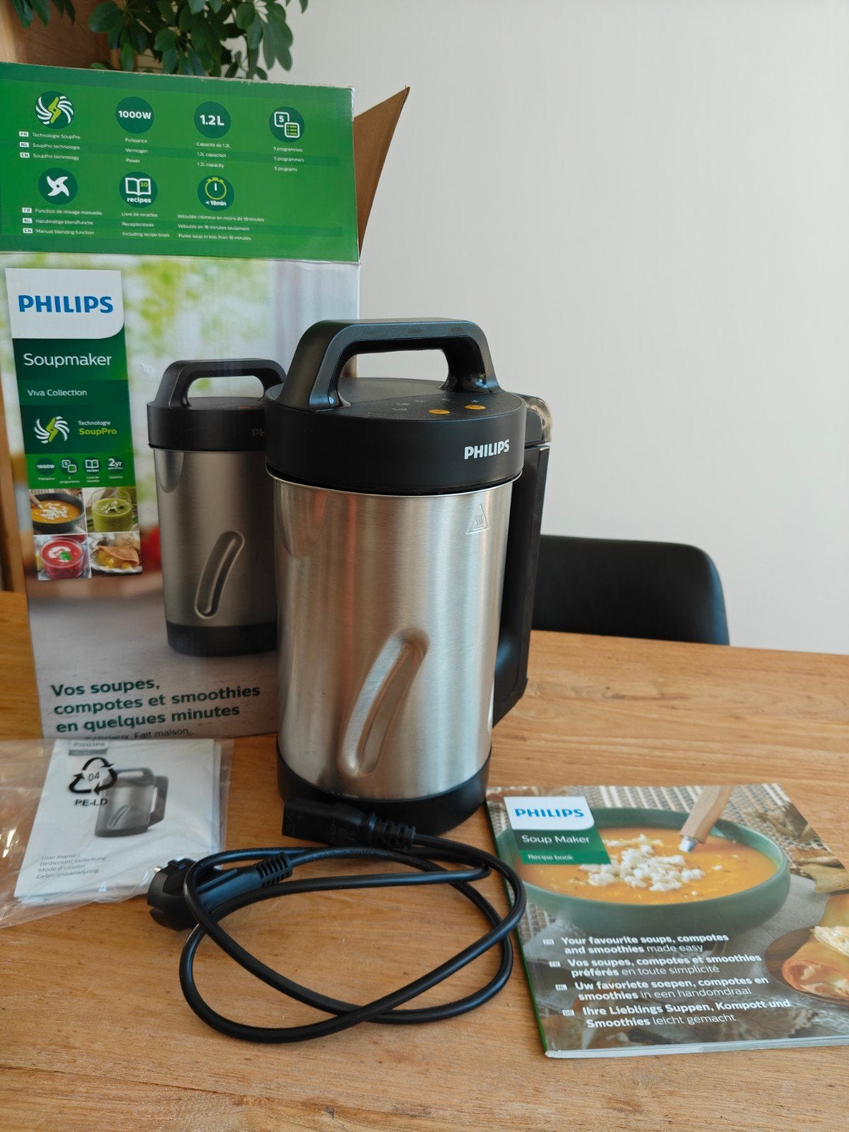 Soepmaker Philips Viva Collection, Electroménager, Enlèvement, Comme neuf, Mélangeur